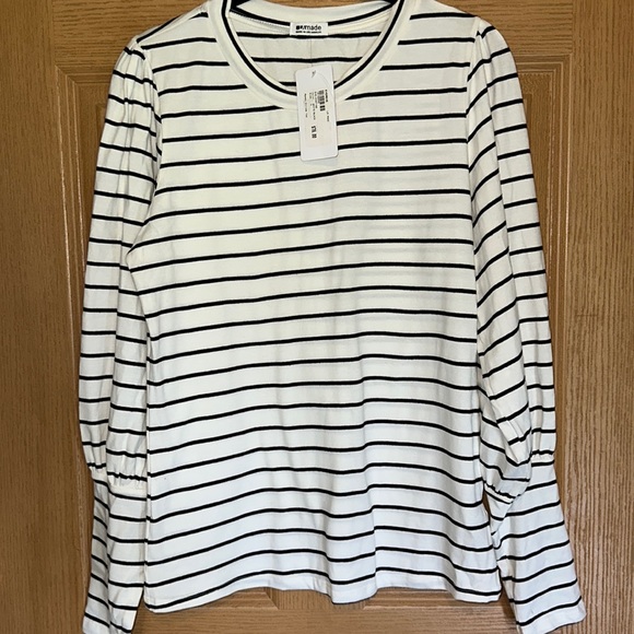 LA made Tops - Evereve LA made horizontal long sleeve top nwt